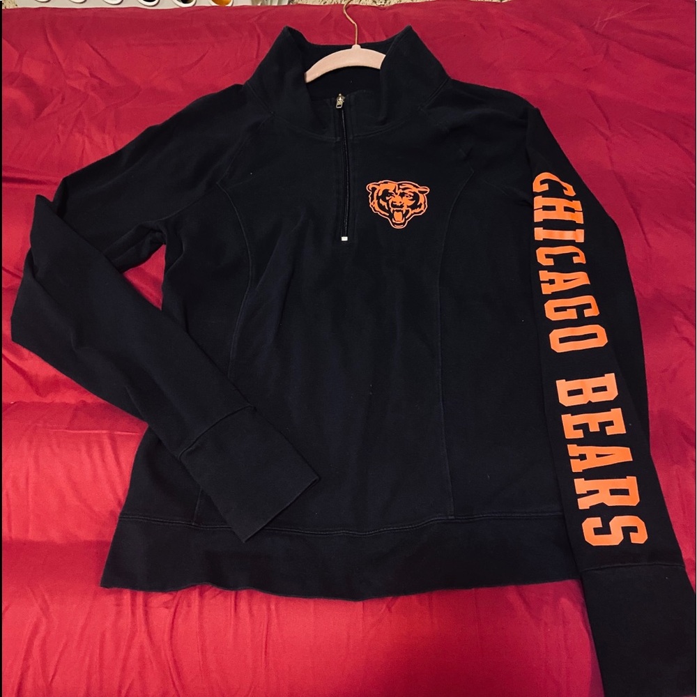Half zipper “Go Bears sweater”